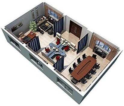 RYB HOME Privacy Room Partition Curtains Blackout Drapes Energy Efficient Odor - Image 8