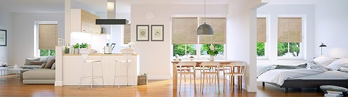 CHICOLOGY Mini Blinds for Indoor Windows – 30"W x 48"H, Cappuccino Horizontal - Image 10