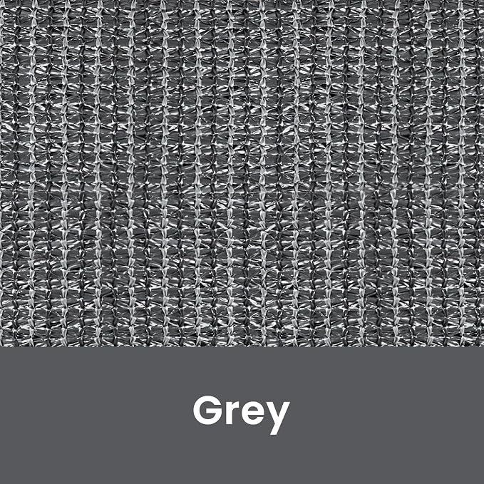 7'W x 8'H Gray Patio Shades Roll up Outdoor Roller Shade Crank Wand Blind - Image 9
