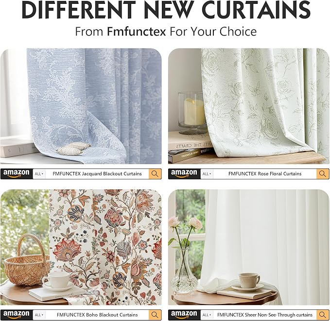 FMFUNCTEX 100% Blackout Curtains - Image 9
