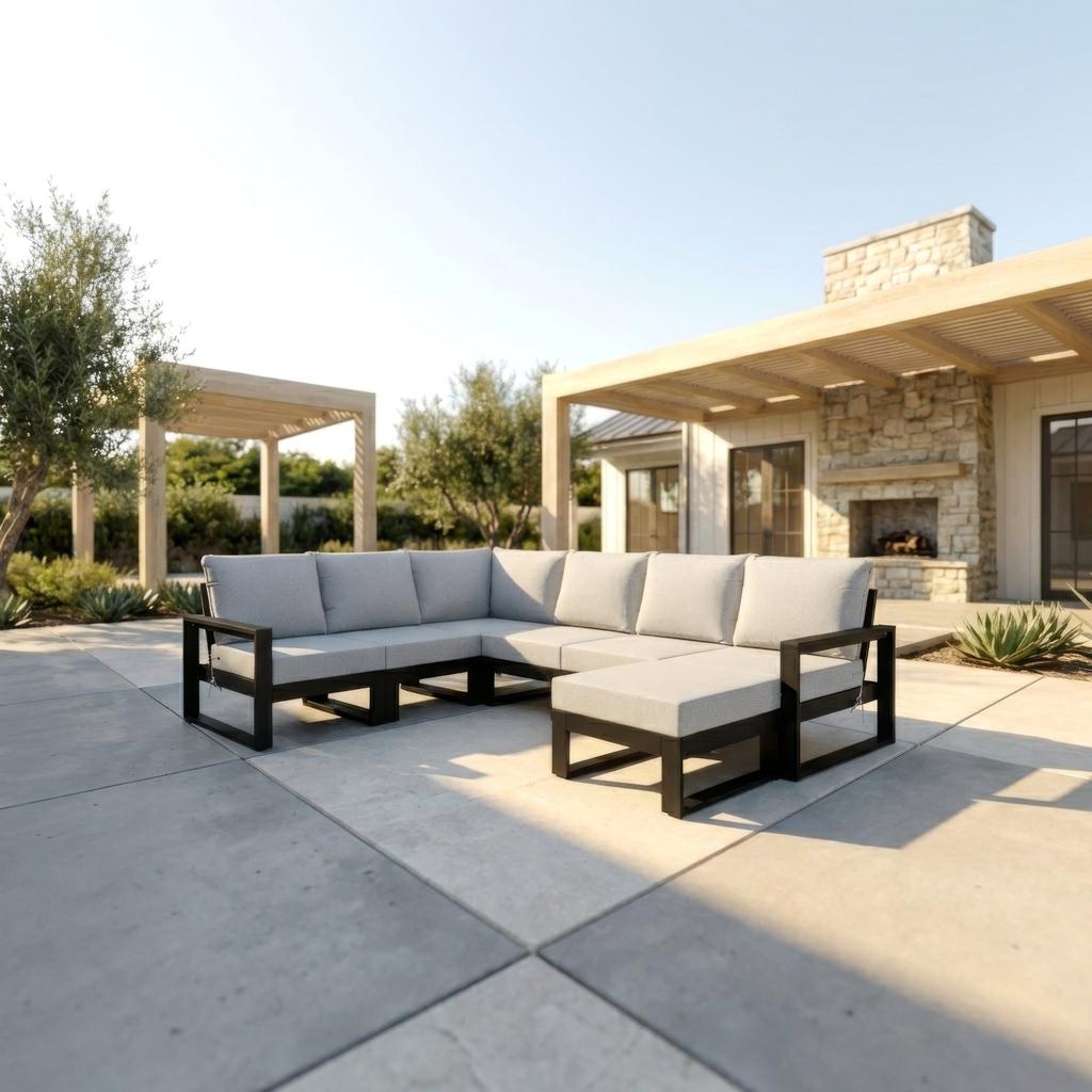 Outdoor Section Sofa: Stylish Comfort for Your Outdoor Living Space