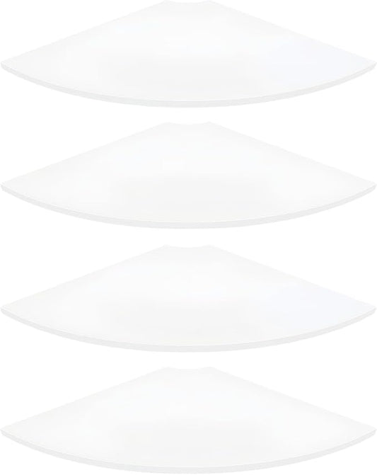JJL Corner Shelf, 12-Inch Sector Wall Shelf by Unknown