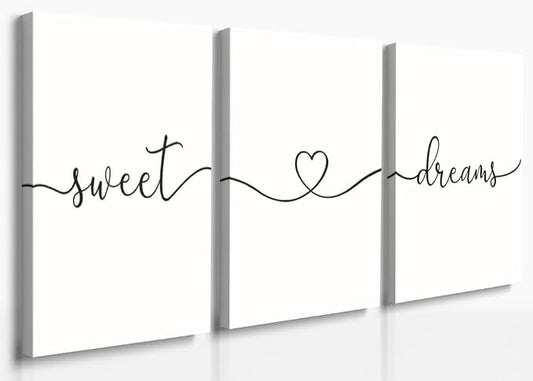 GUBIYU Sweet Dreams Wall Art Above Bed Decor by Unknown
