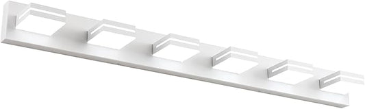 SineRise LED Modern Bathroom Vanity Light Fixtures, Matte White Modern Acrylic by SINERISELIGHTING