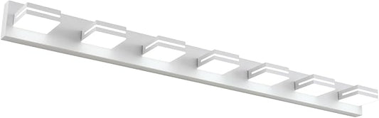SineRise LED Modern Bathroom Vanity Light Fixtures, Matte White Modern Acrylic by SINERISELIGHTING