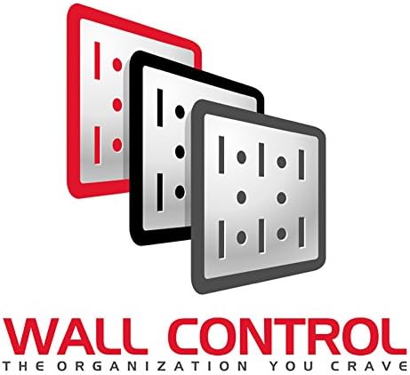 Wall Control Pegboard 32in x 16in White Metal Pegboard Tool Board Panel - Image 6