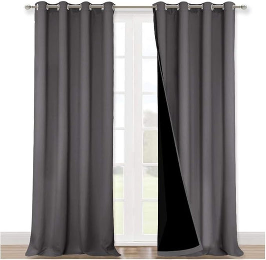 NICETOWN 100% Blackout Blinds, Laundry Room Decor Window Treatment Curtains by NICETOWN