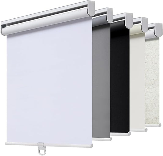 AOSKY Cordless Roller Shades Blackout Blinds by AOSKY