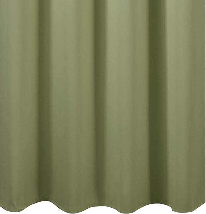 LEMOMO Blackout Curtains 66 x 72 Inch Long Sage Green Curtains Set of 2 Panels - Image 8