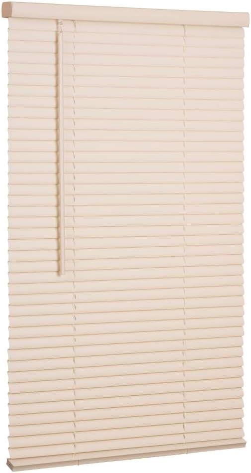 LOTUS & WINDOWARE Cordless 1" Vinyl Blind, Room Darkening, Horizontal Blinds by LotusWindoware