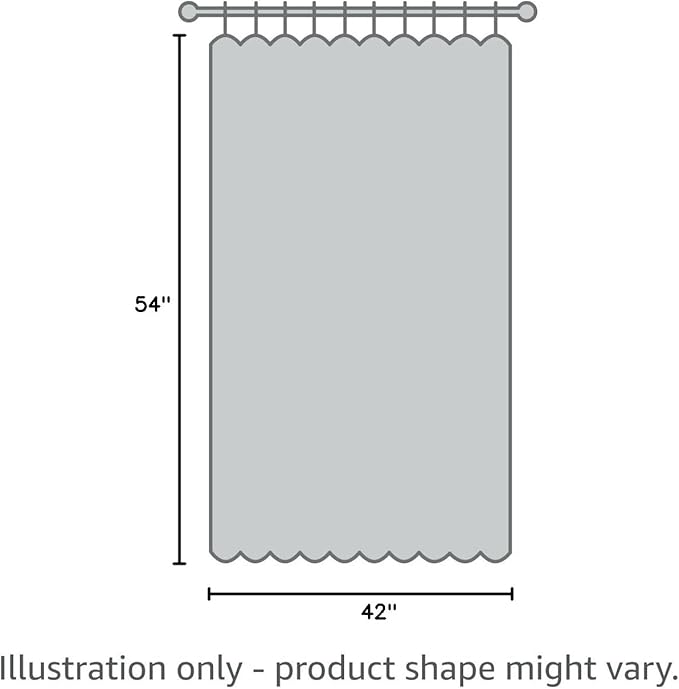 H.VERSAILTEX Primitive Linen Curtains 100% Blackout Curtain Drapes Burlap Curtains with White Thermal Insulated Liner, Grommet Top Drapes Living Room/Bedroom (2 Panels, 42 x 54 Inch, Stone Blue)