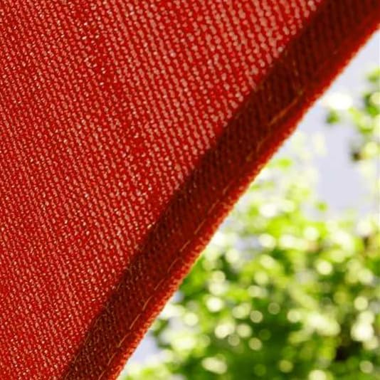 Amgo Custom Size 19' x 20' x 27.6' Red Right Triangle Sun Shade Sail UPF50+ AGTAPRT12, Order to Make Canopy Awning, 95% UV Blockage, Water & Air Permeable, Commercial Standard (We Customize)