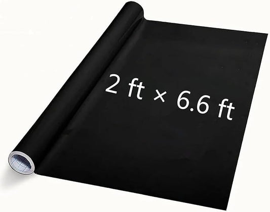 Chalkboard Contact Paper Wall Sticker 2 ft. x 6.6 ft. DIY Adhesive Blackboard by TAKSDAI