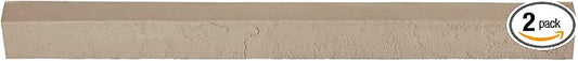 2-Pack Beige Faux Stone Ledger & Trim Panels, 35.62" x 2.25" x 3.25", by Wallwell