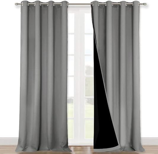 NICETOWN Full Shade Curtain Panels, Pair of Energy Smart & Noise Blocking Out by NICETOWN