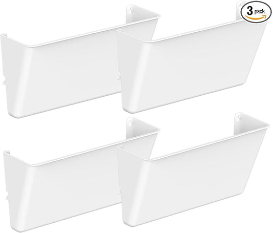 Gawerk Clear Acrylic Single Pocket, Plastic Hanging Wall Mount File Holder by Gawerk