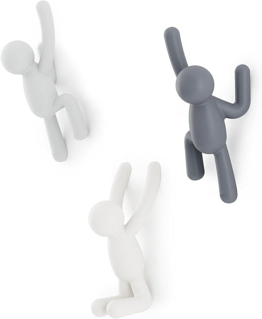 Umbra Buddy Wall Hooks – Decorative Wall Mounted Coat Hooks by Umbra