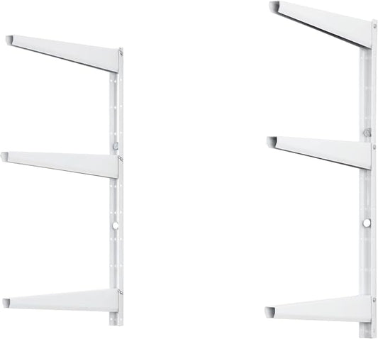 Delta Minimalistic White Shelf Brackets Cycle, Holds Up to 480 lbs, Modern by deltaCycleandHome