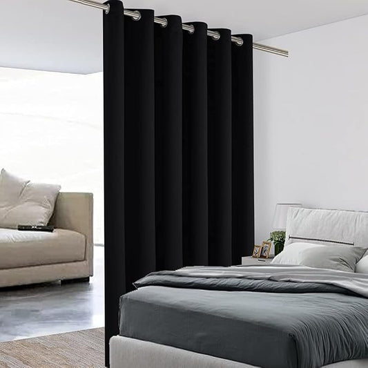 BONZER Room Divider Curtain Grommet Thermal Insulated Wide Blackout Curtains by Bonzer