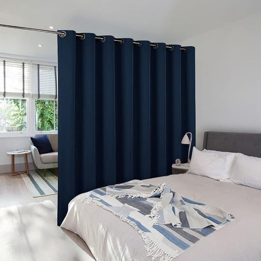 NICETOWN Room Dividers Curtain Screens Partitions, Premium Heavyweight Laundry by NICETOWN