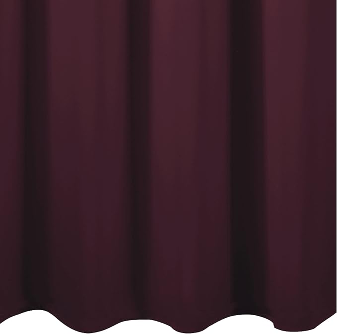 LEMOMO Blackout Curtains 66 x 95 inch/Burgundy Red Curtains Set of 2 - Image 9