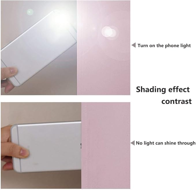 NICETOWN 100% Blackout Window Curtain Panels, Baby Pink, 2 Pieces, 70-inch Wide - Image 2