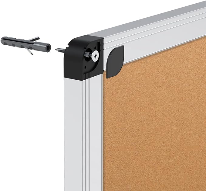 VIZ-PRO Cork Notice Board, 24 X 18 Inches, 3 Pack - Image 6