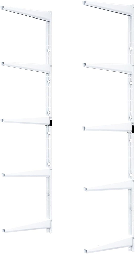Delta Minimalistic White Shelf Brackets Cycle, Holds Up to 800 lbs, Modern by deltaCycleandHome