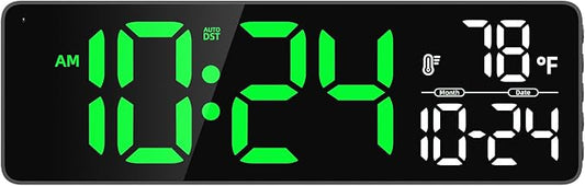 Large LED Digital Wall Clock by DigitalClocks