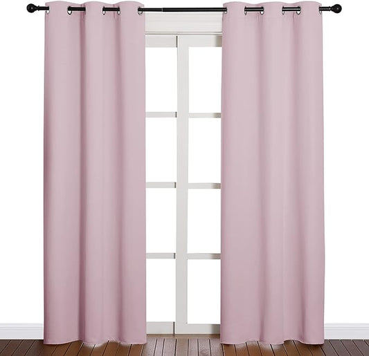 NICETOWN Nursery Essential Thermal Insulated Solid Grommet Top Blackout by NICETOWN
