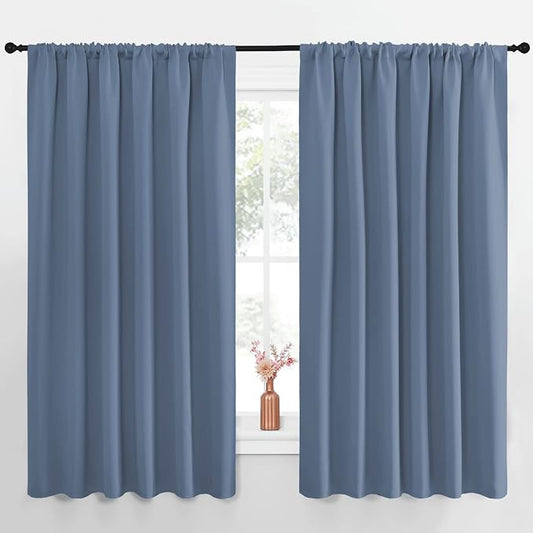NICETOWN Blackout Curtains for Bedroom, Window Treatment Energy Saving Thermal by NICETOWN