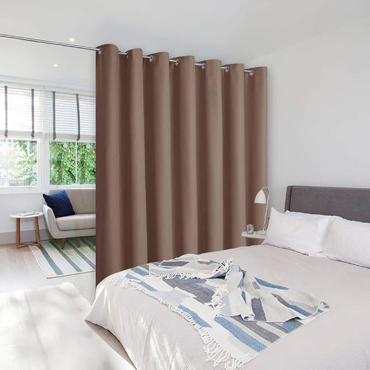NICETOWN Wall Dividers for Rooms, Room Divider Curtain Screen Partition by NICETOWN