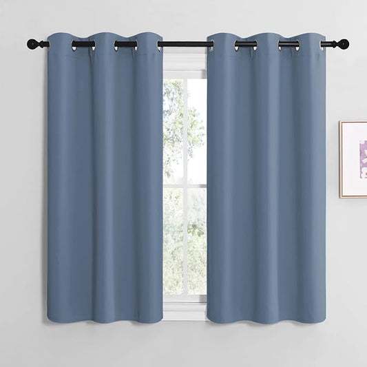 NICETOWN Home Fashion Thermal Insulated Solid Grommet Blackout Window Treatment by NICETOWN