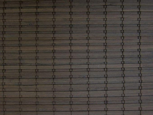 Cordless Woven Wood Roman Shades, 70W x 48H, Eastfield Umber, Sizes 20-72 Wide by FirstRateBlinds