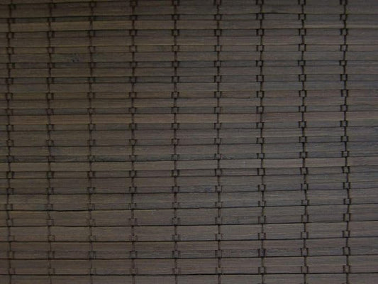 Cordless Woven Wood Roman Shades, 70W x 72H, Eastfield Umber, Sizes 20-72 Wide by FirstRateBlinds