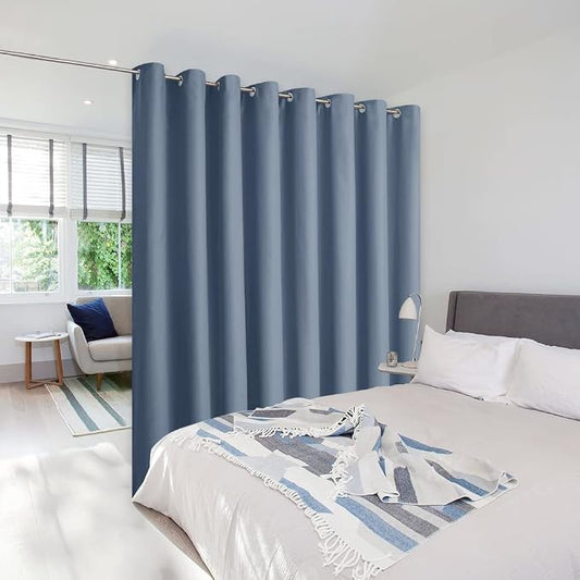 NICETOWN Closet Door Curtain, Room Separator Heavy Curtains Screens Partitions by NICETOWN