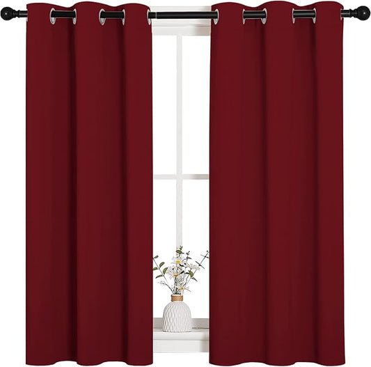 NICETOWN Christmas Window Curtains Blackout Drapes, Thermal Insulated Home by NICETOWN