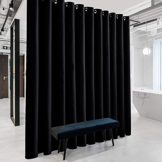 RYB HOME Blackout Room Divider Curtains Thermal Insulated Energy Efficiency by RYBHOME