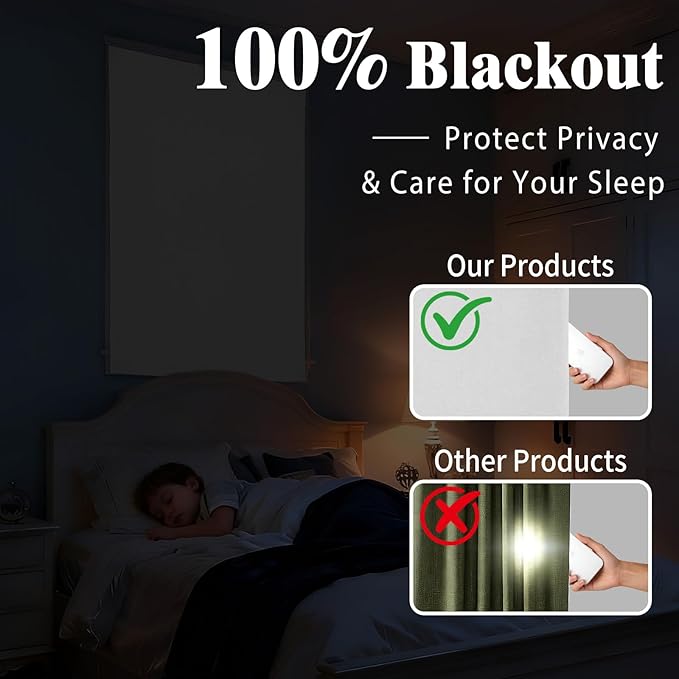 Self-Adhesive Total 100% Blackout Window Treatment - Image 2