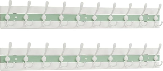 SKOLOO Coastal Coat Rack Wall Mount-38-1/8 Beach House Entryway Wooden Coat Hook by SKOLOO