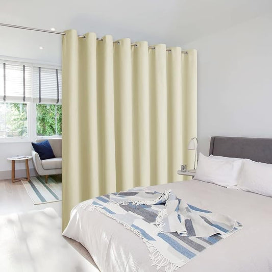 NICETOWN Room Dividers Curtains Screens Partitions, Premium Heavyweight Laundry by NICETOWN