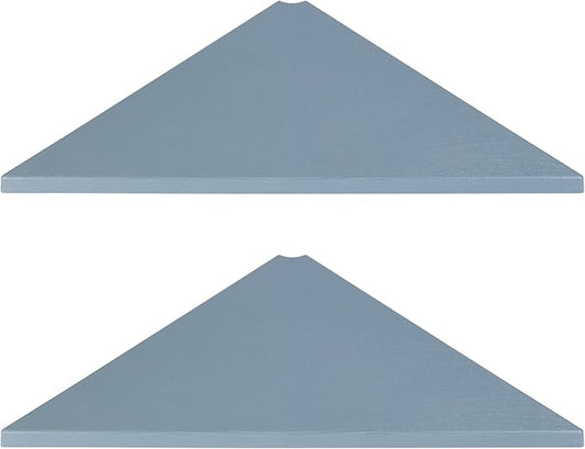 evron Corner Mounting Shelf Set of 2 – Easy to Install Floating Wall Shelves by evron
