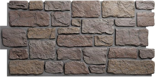 EverStone Cobblestone Faux Stone Panel, Grand Canyon Color by EkenaMillwork