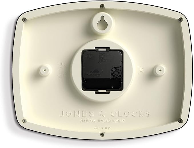 JONES CLOCKS® Movie Wall Clock | Rectangular Retro Clock | 25cm | Blue | Cool - Image 7