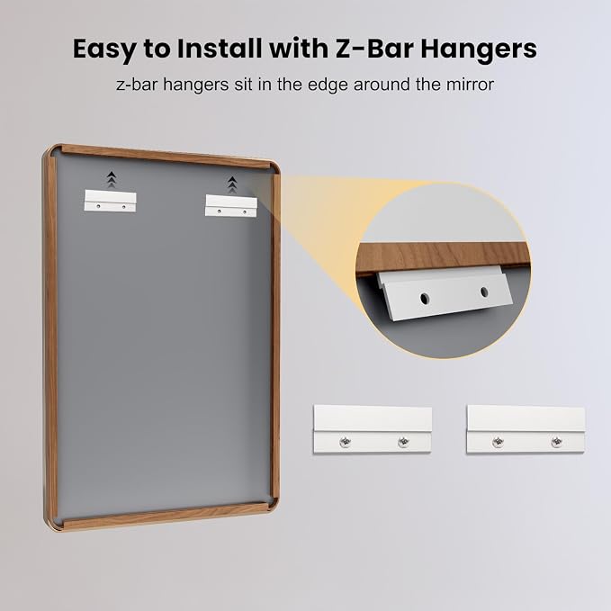 LOAAO 30X30 Bathroom Mirror - Image 6