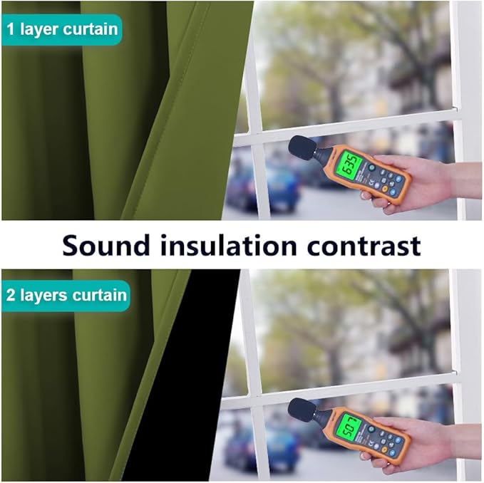 NICETOWN 100% Blackout Curtains - Image 4