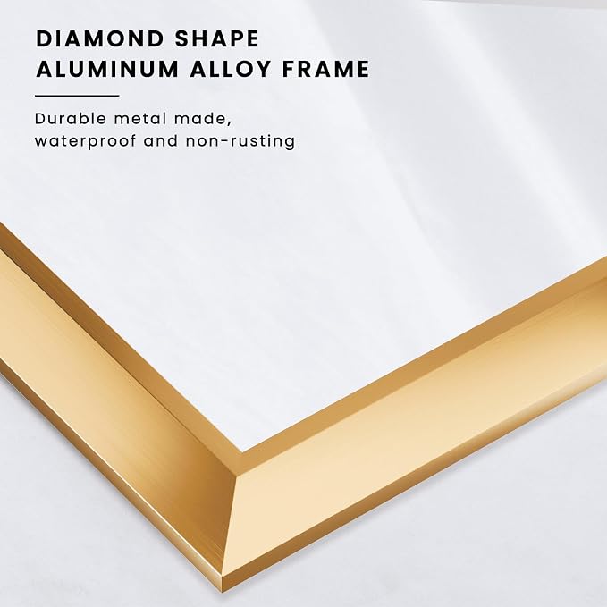 Amorho 50x36 Inch Bathroom Mirror, Wall-Mounted Mirrors Perfect - Image 6