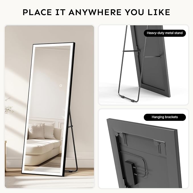Kosmonia 56×18 LED Full Length Mirror - Image 6