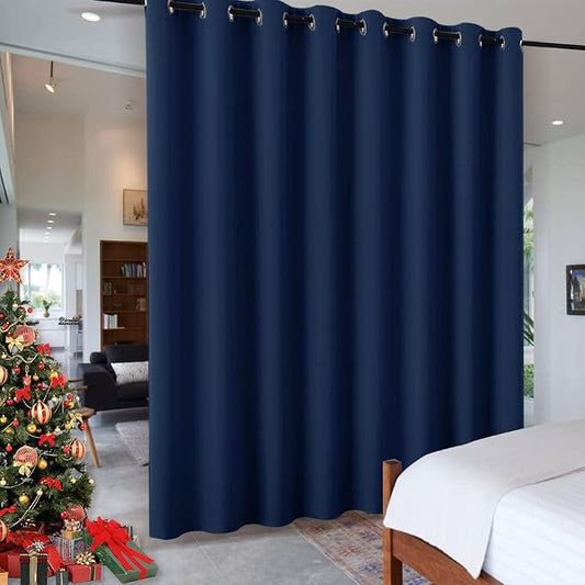 RYB HOME Room Divider Curtains, Triple Weave Heavy Duty Blackout Drapes by RYBHOME