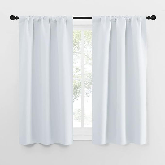 NICETOWN Greyish White Window Curtain Panels by NICETOWN